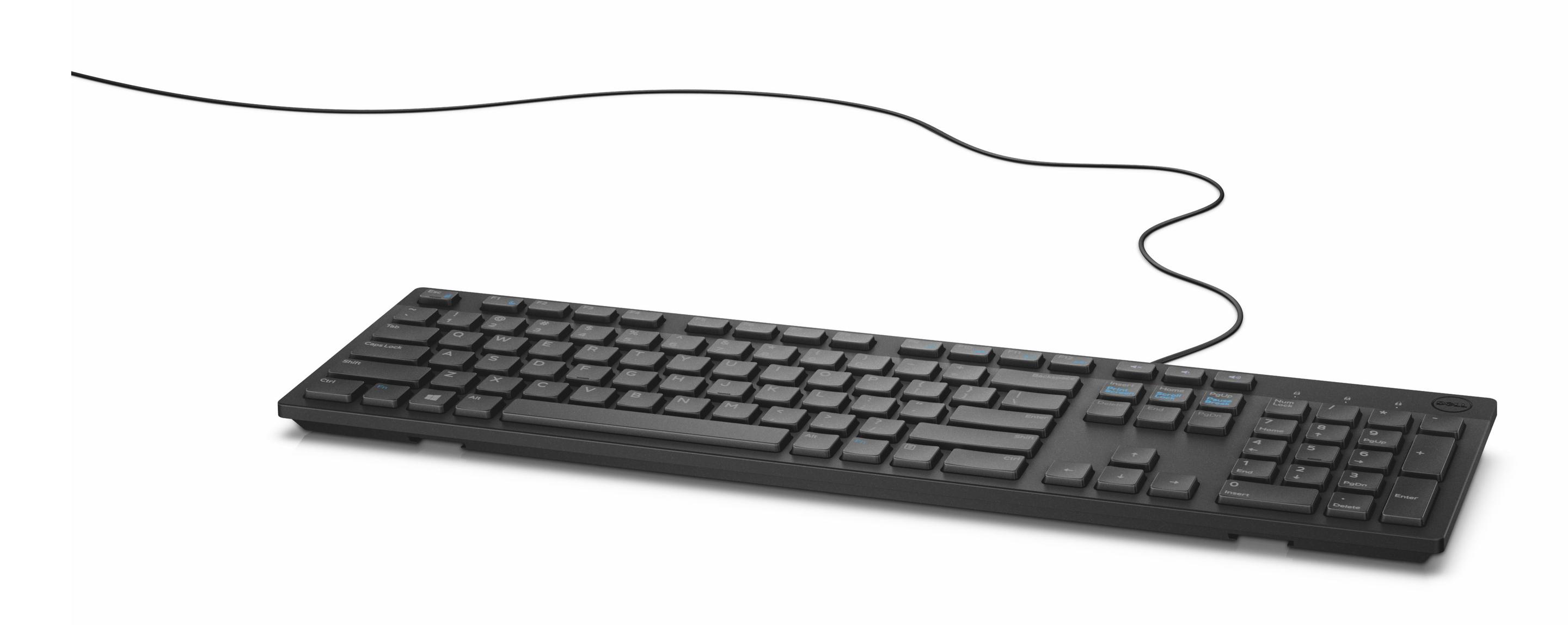 Teclado DELL KB216 (Estados Unidos - Interruptor de membrana - Tamanho completo - Preto) — miniatura 5