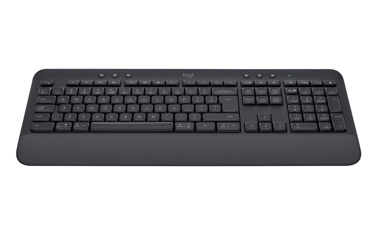 Teclado LOGITECH Signature K650 (Checo - Interruptor de membrana - Tamanho completo - Grafite) — miniatura 4