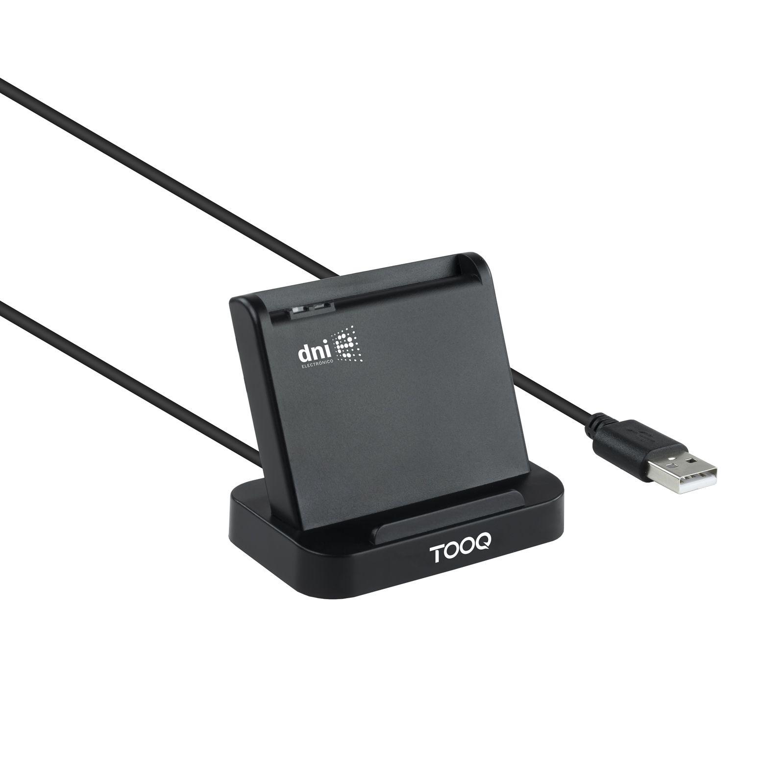 Leitor de Cartões Inteligentes TOOQ TQR-220B (USB 2.0 - Preto)