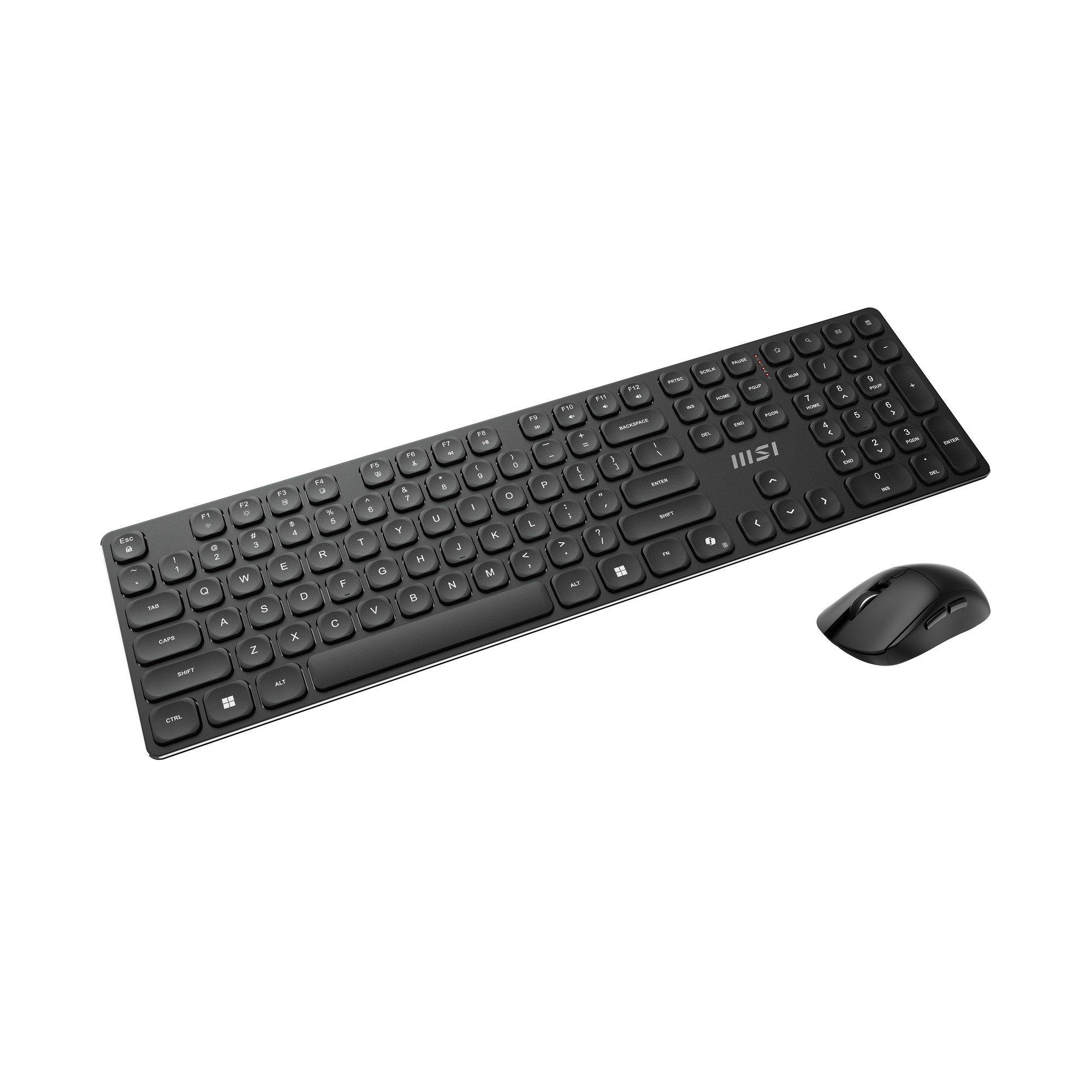 Conjunto Teclado e Rato MSI FORGE K210 W COMBO US (Inglês - Mecânico - Tamanho completo - Preto), miniatura 5