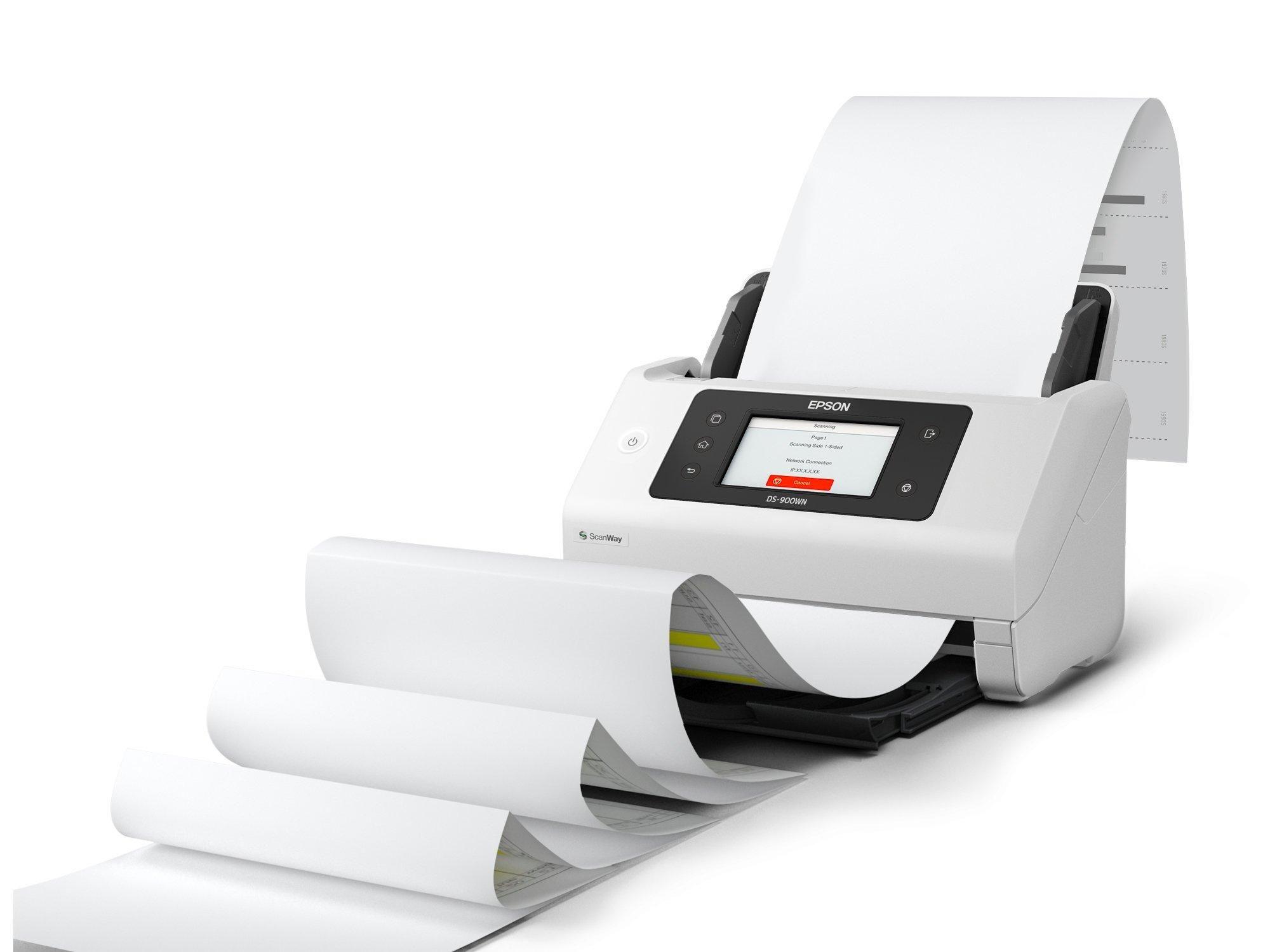 Scanner de Documentos EPSON WorkForce DS-900WN (3.2 Gen 1 - Branco) — miniatura 3
