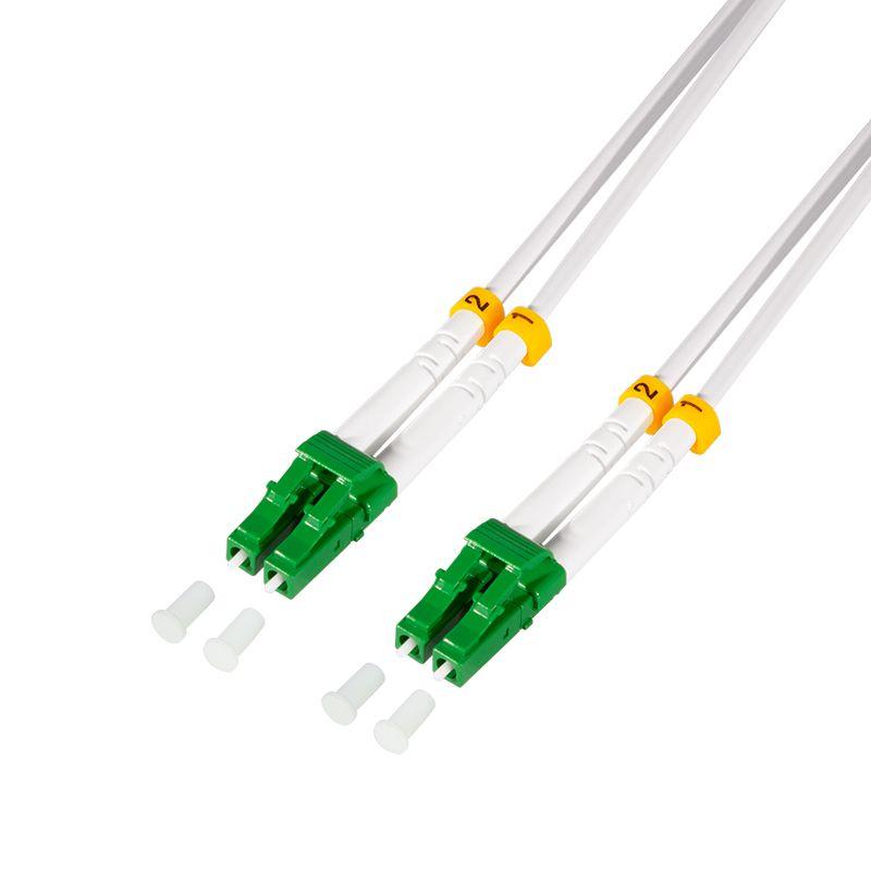 Cabo de Fibra Ótica LOGILINK FC0LC10 (OS2 Duplex LC/APC para LC/APC 10 m - Branco)