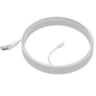 Cabo de Extensão para Microfone LOGITECH 952-000047 (Branco) — miniatura 2