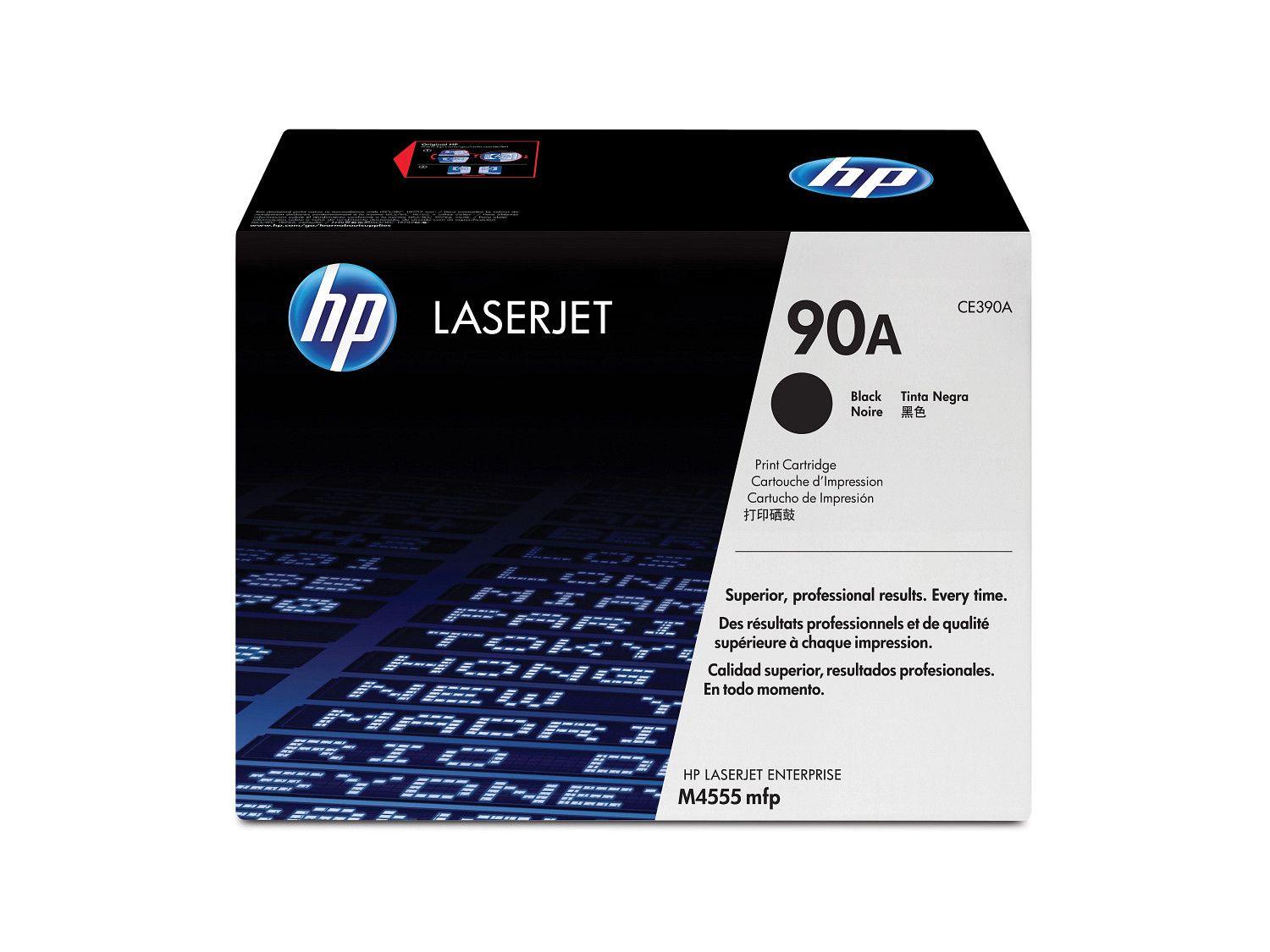 Toner HP 90A CE390A (10000 páginas - Preto)