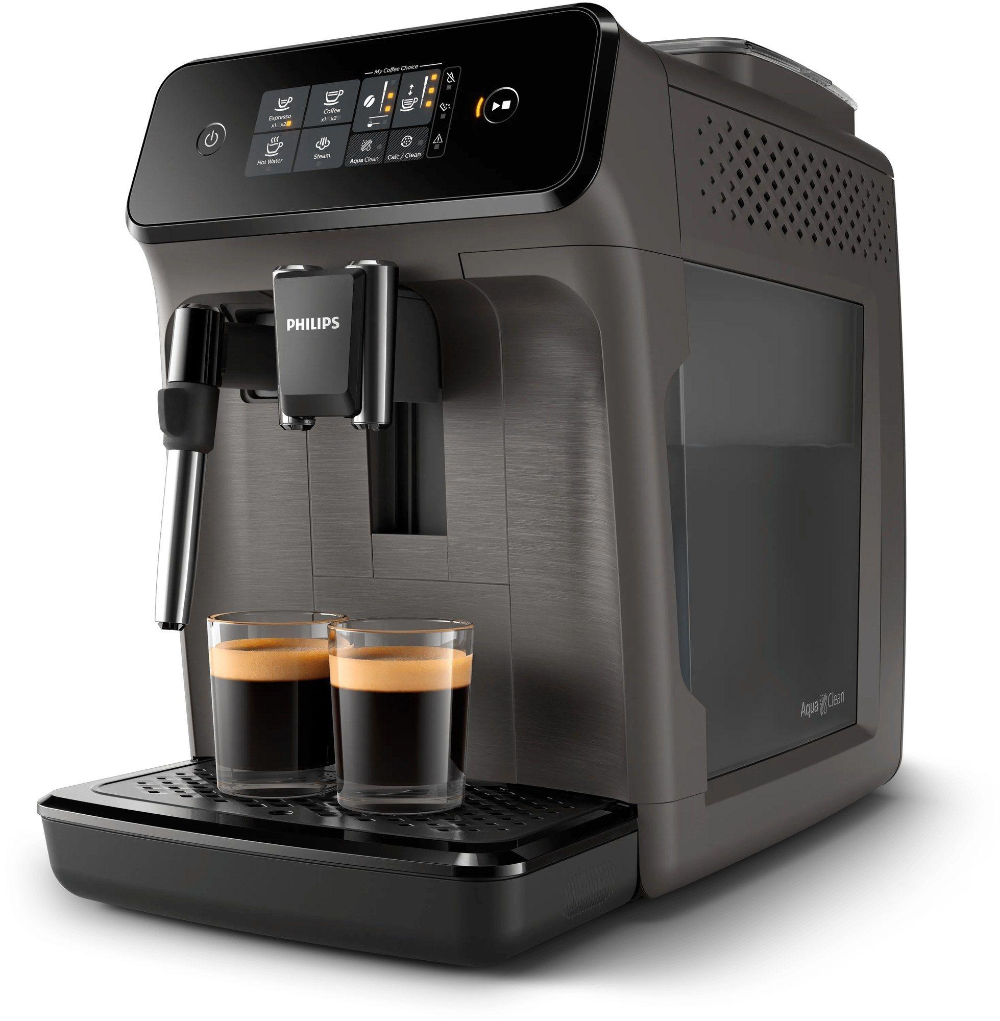 Máquina de Café Expresso Automática PHILIPS EP1224/00 (Grãos de café - 1500 W - 15 bar - Cinzento)