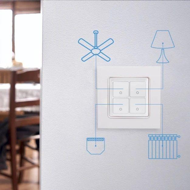 Interruptor de Parede SHELLY Wall Switch 4 (Branco) — miniatura 2