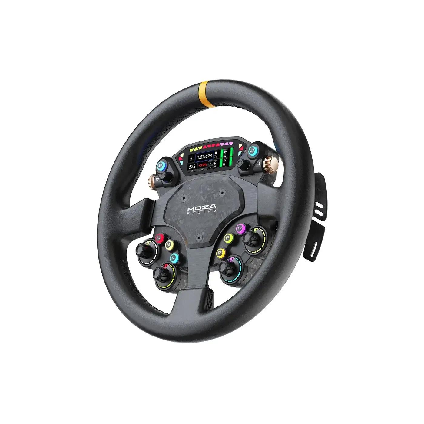 Volante MOZA RACING CS Pro (325 mm - Ecrã HD 2,99 polegadas) — miniatura 2