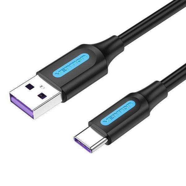 Cabo USB VENTION COZBC (25 cm - Preto), miniatura 2