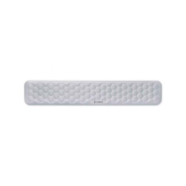 Apoio de Pulso para Teclado SUBBLIM Ergo AirPadding (AirMesh 3D respirável - Antiderrapante - Prata)