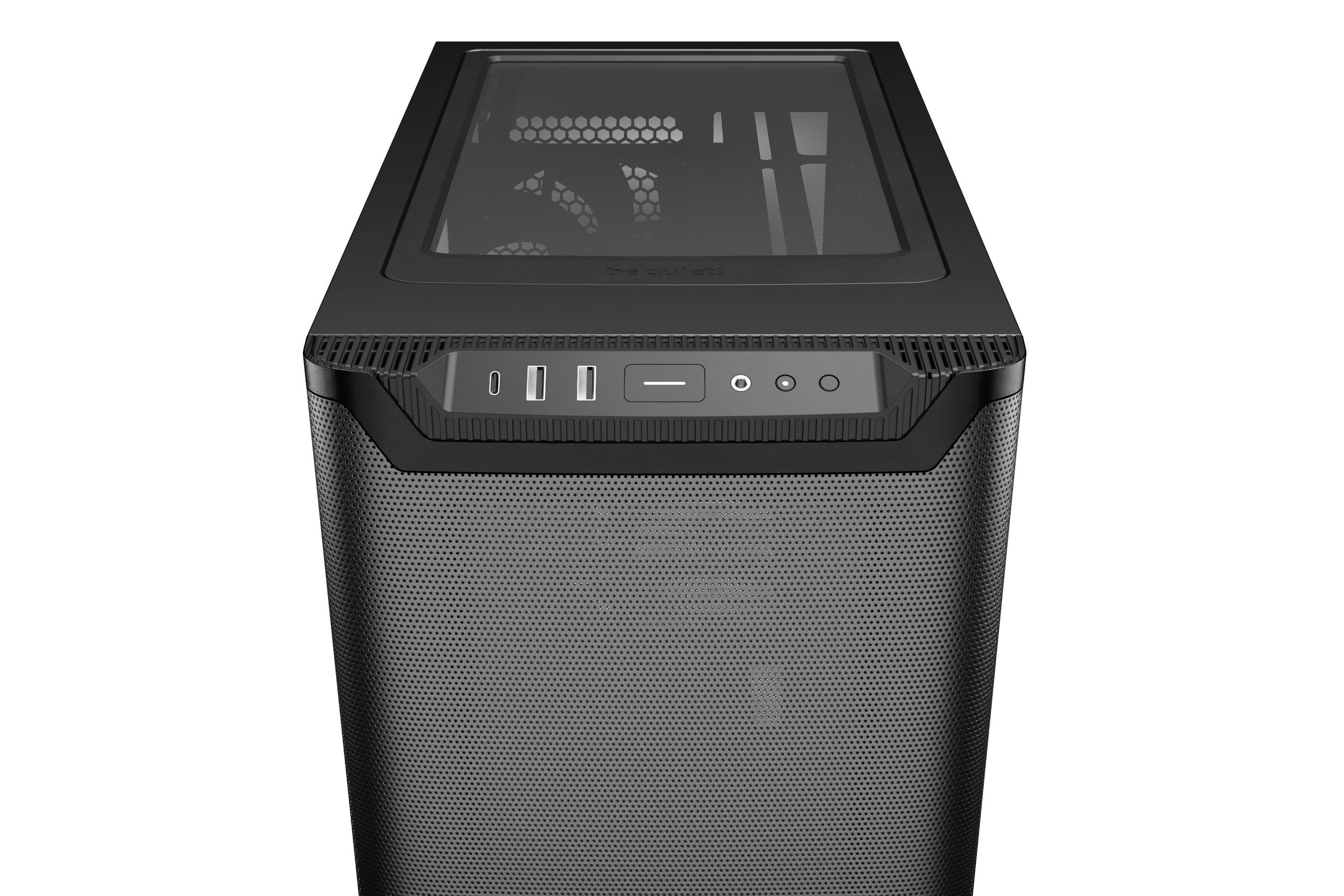 Caixa PC BE QUIET! Pure Base 501 Airflow (ATX, micro-ATX, Mini-ITX - ATX, PS2 - Midi Tower - Preto) — miniatura 6