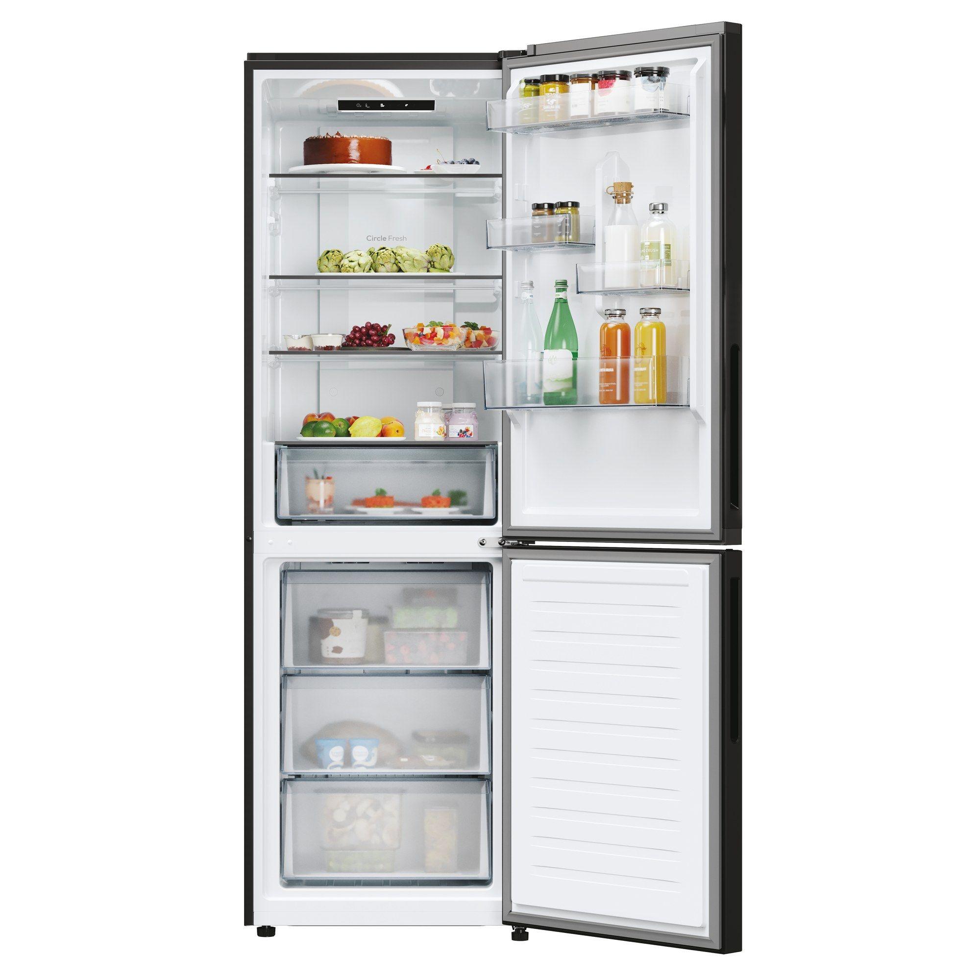 Frigorífico Combinado Independente HOOVER HONCQ2T618EB (355 L - Altura 185 cm - 185 cm - Preto) — miniatura 2