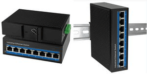 Switch Industrial LOGILINK NS201 (RJ45 - Fast Ethernet 10/100Base-TX - Preto)