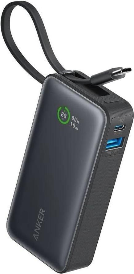 Powerbank ANKER 545 Nano (10 000 mAh - USB Type-C - Preto)