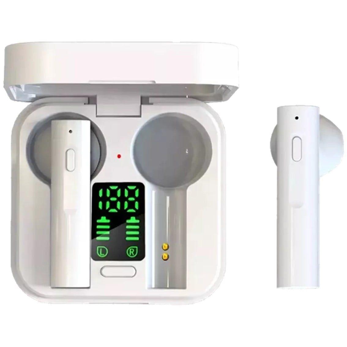 Auscultadores DENVER TWS-62 (Auriculares - Sem fios, Bluetooth 5.0 - Intra-aural - Branco)