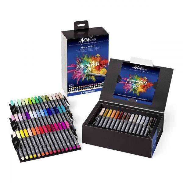 Marcadores de Ponta Pincel STAEDTLER 60ST (Plástico reciclado - Multicor) — miniatura 3