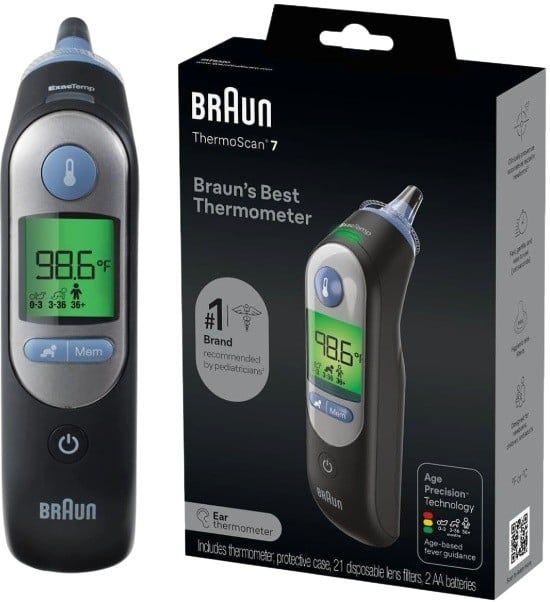Termómetro Clínico de Ouvido BRAUN ThermoScan 7 IRT6520BWE (Preto) — miniatura 2