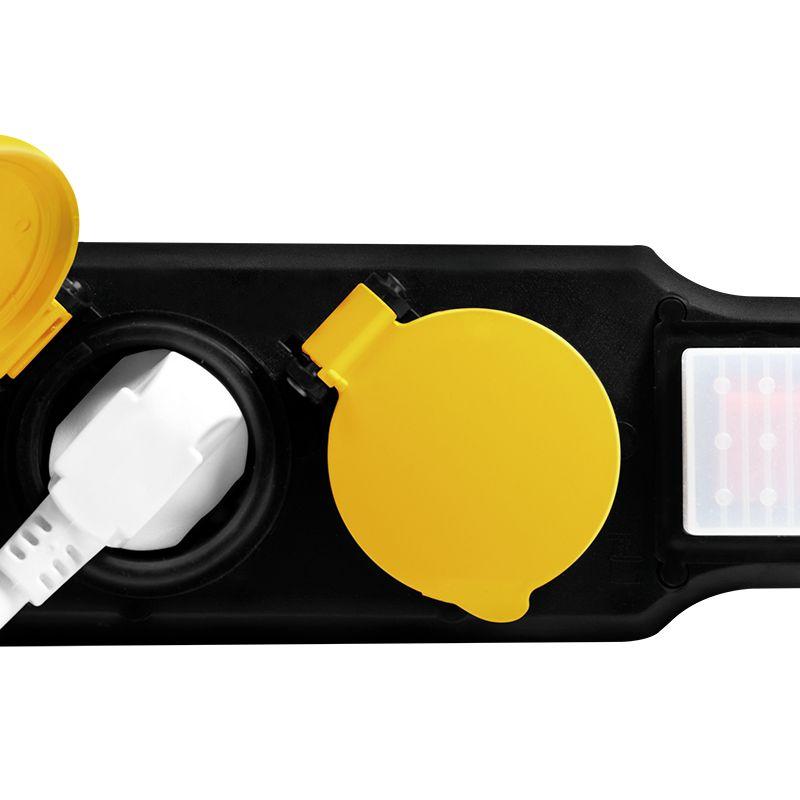 Extensão Elétrica LOGILINK LPS254 (Preto e Amarelo), miniatura 5