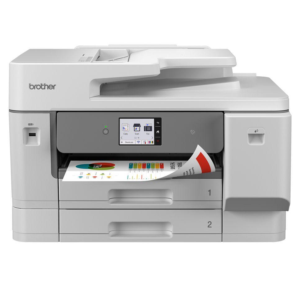 Impressora Multifunções BROTHER MFC-J6975DW (A3 - Impressão a cores - 600 folhas - Branco e Cinzento)
