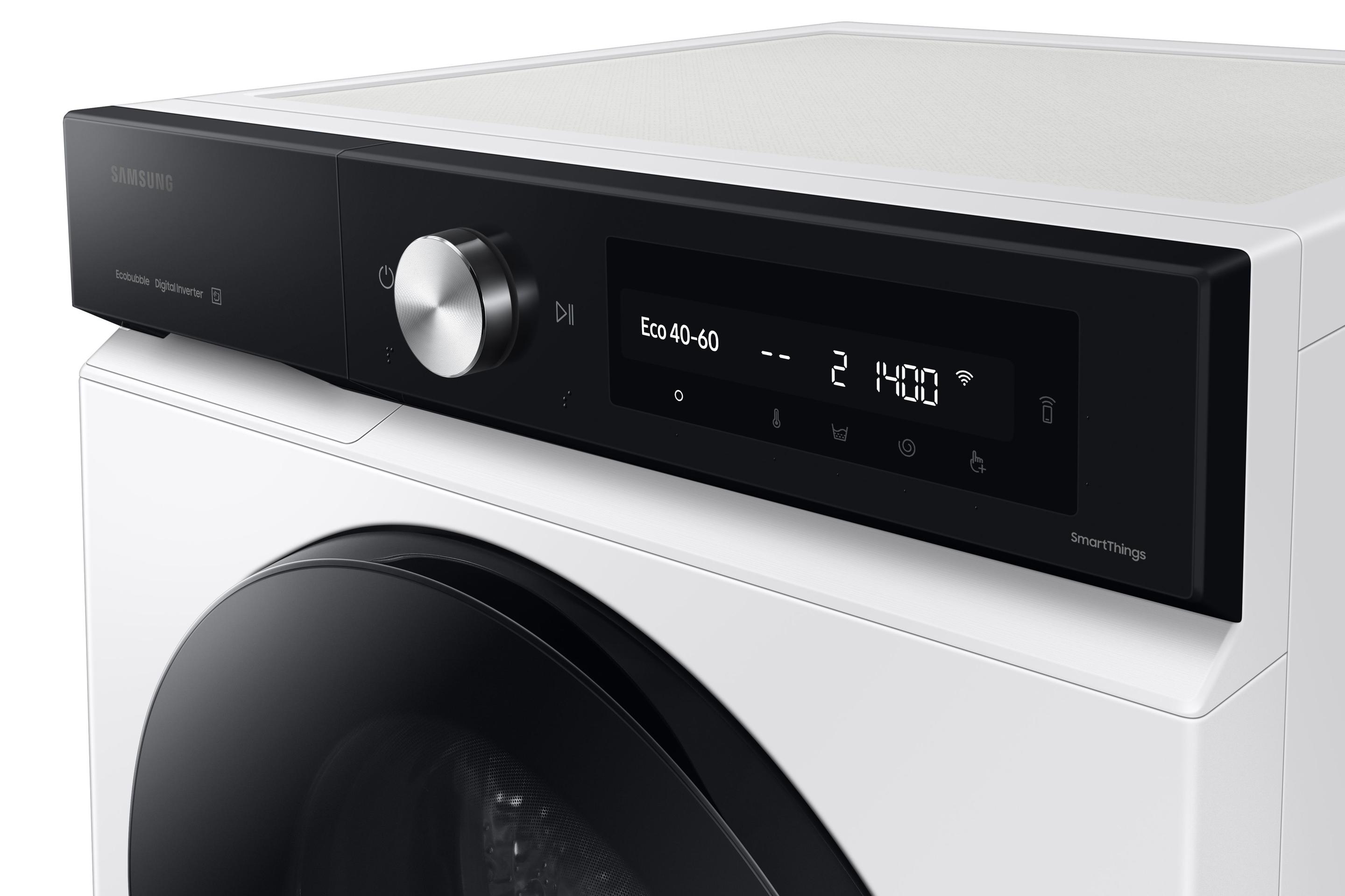 Máquina de Lavar Roupa Independente SAMSUNG WW90DB7U94GEU3 (1400 RPM - B - A - Branco) — miniatura 10