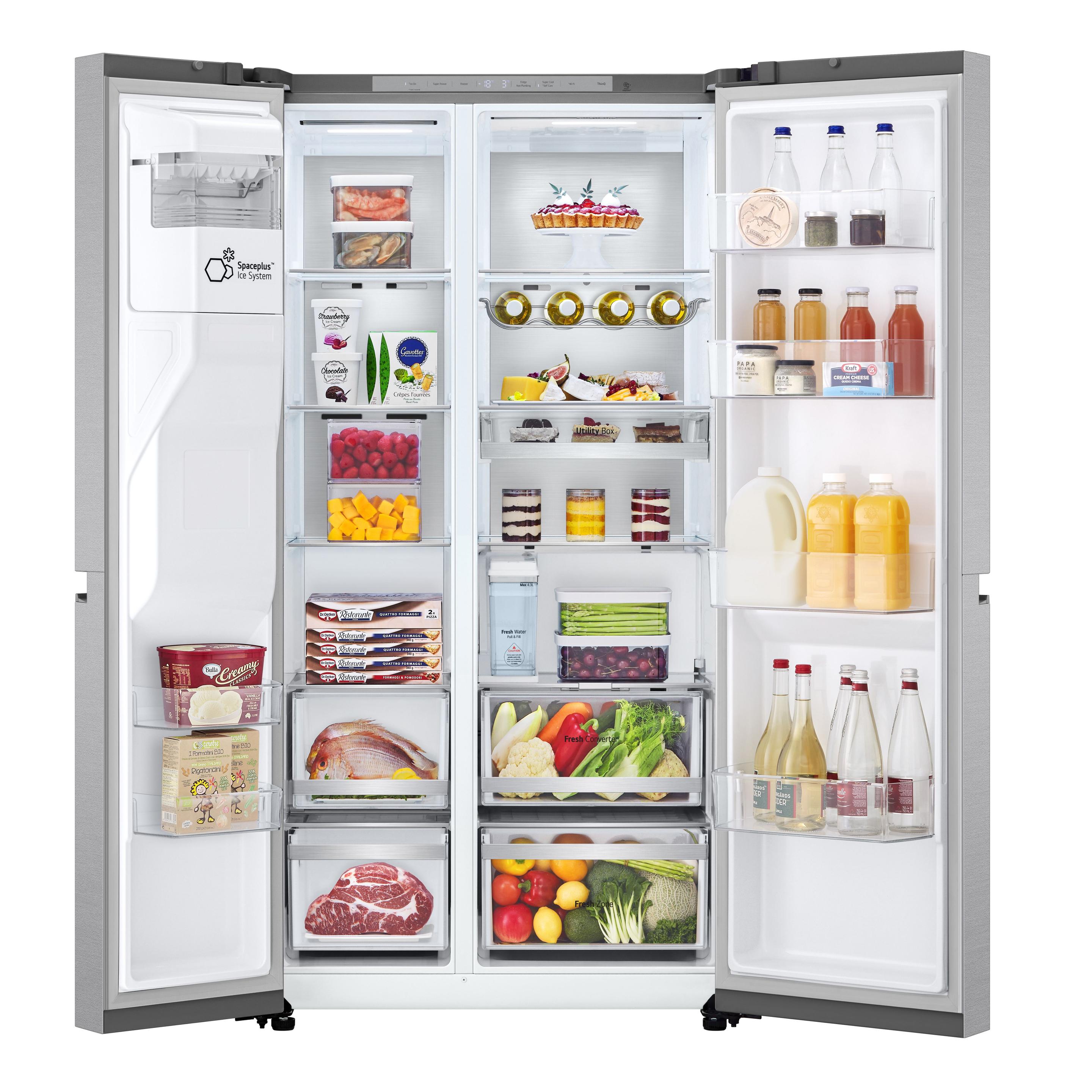 Frigorífico Americano Independente LG GSLE91MBAC (628 L - 179x91x74 cm - Metálico), miniatura 2