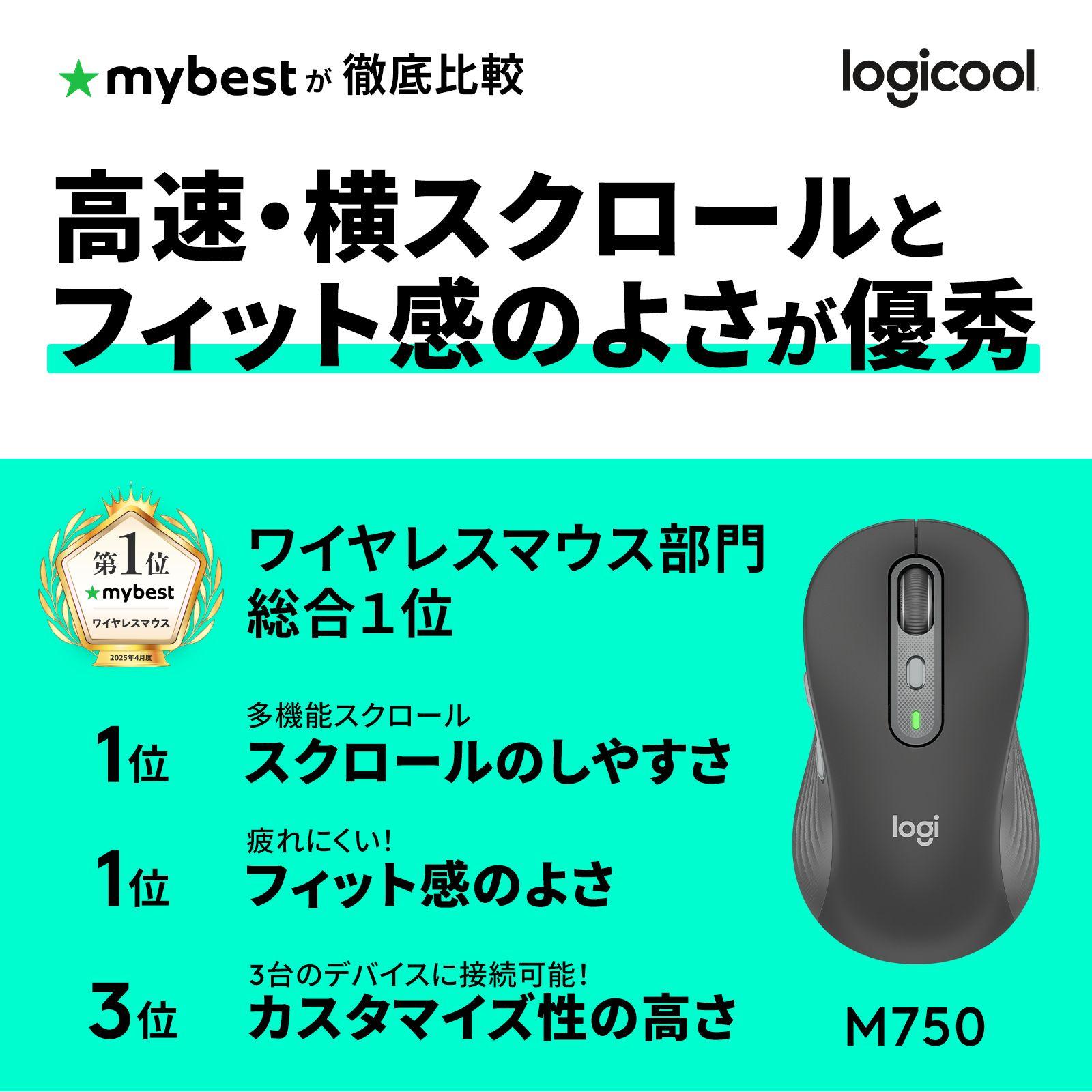 Rato LOGITECH Signature Plus M750L (Mão direita - 4000 DPI - Ótico - Grafite), miniatura 7