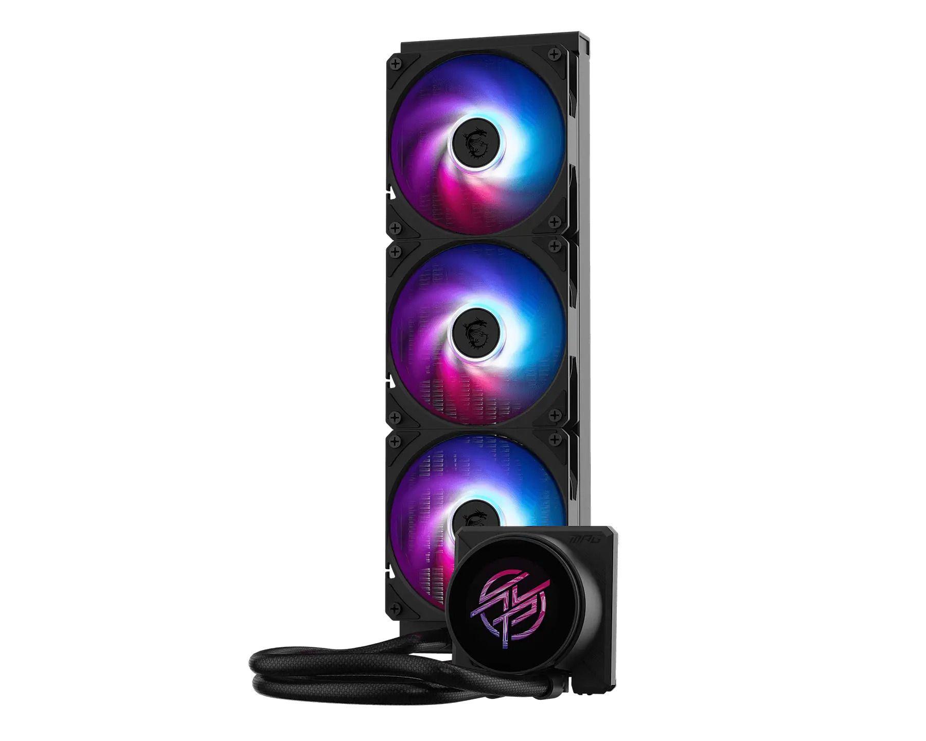Refrigeração Líquida para CPU MSI MPG CORELIQUID P22 360 (LGA 1700, LGA 1851, AM4, AM5 - 120 mm - 2000 RPM - Preto), miniatura 2