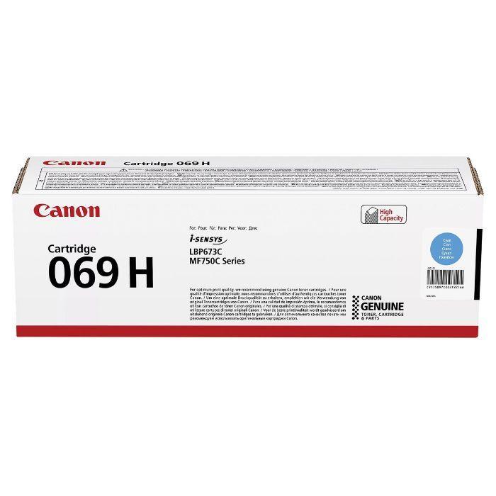 Toner CANON 069H (5.500 páginas - Ciano), miniatura 2