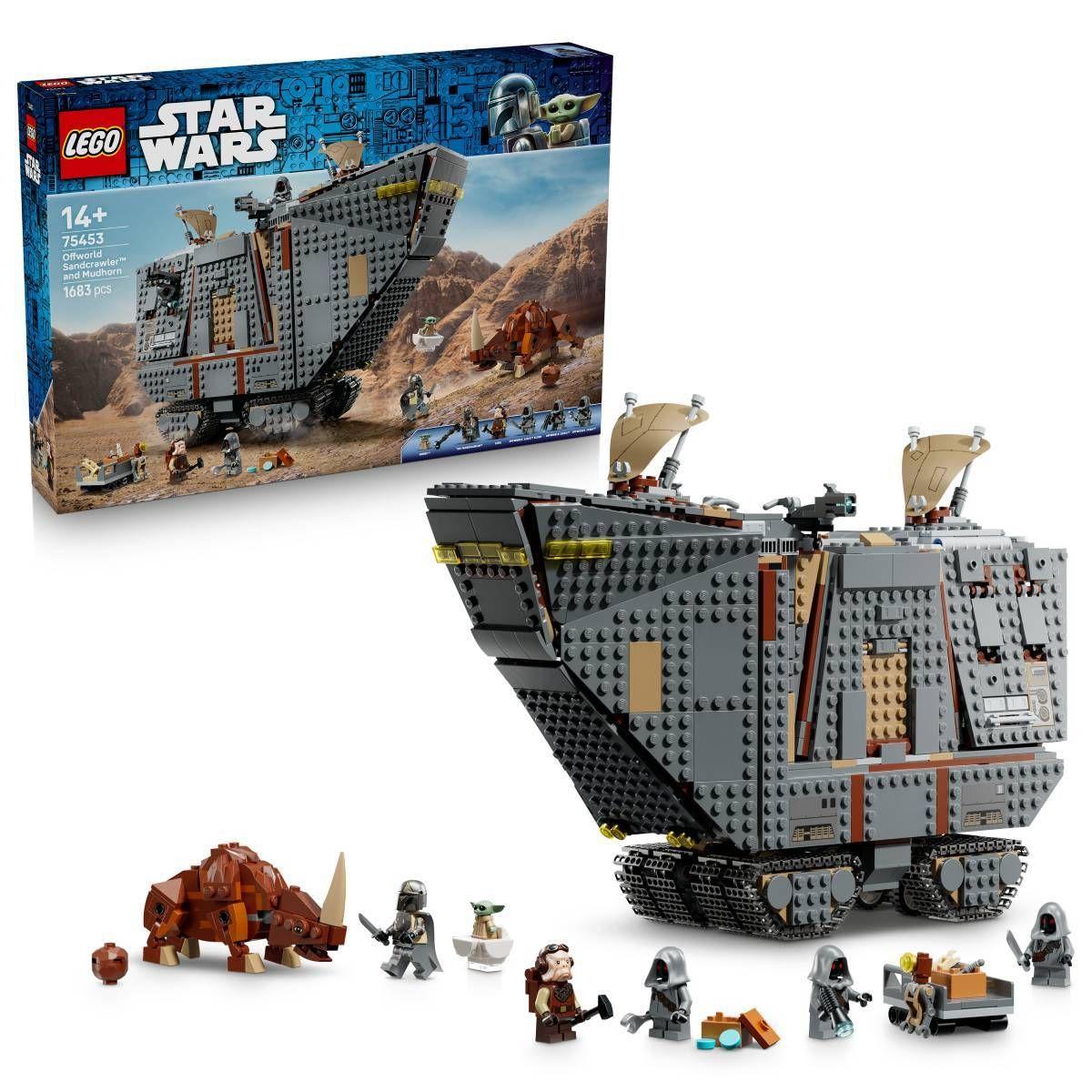 LEGO 75453 Star Wars Sandcrawler™ Offworld e Mudhorn (14+ anos - 1683 peças), miniatura 3
