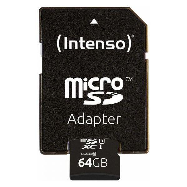 Cartão de Memória INTENSO Professional 3433490 (64GB - Classe 10 - 100 MB/s - Preto), miniatura 2
