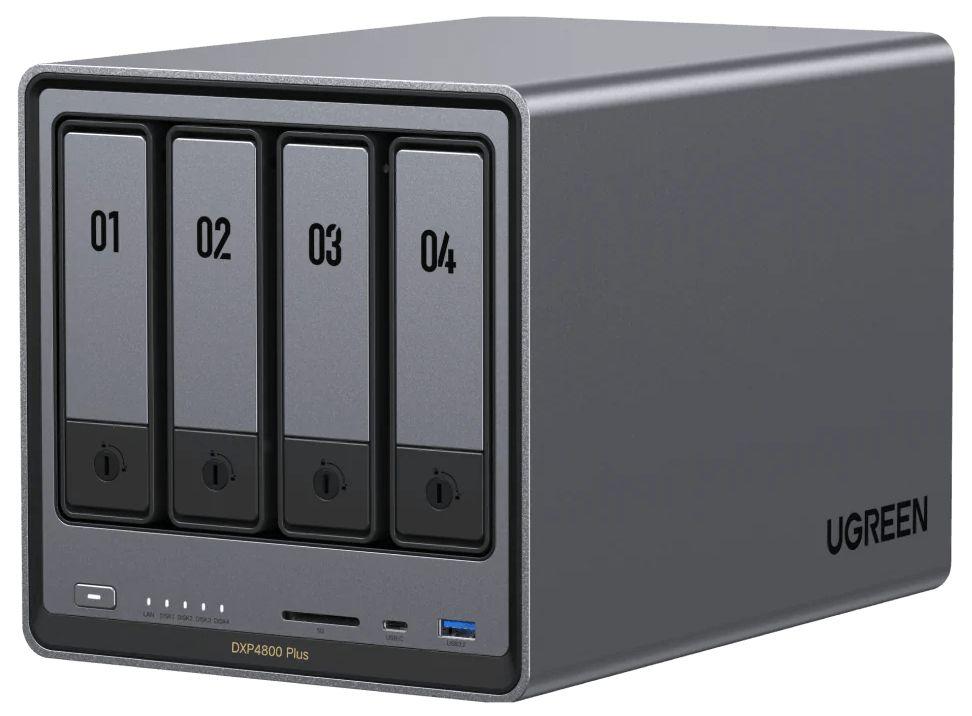 NAS UGREEN NASync DXP4800 Plus (M.2, SATA - 8 GB - 6 baias)