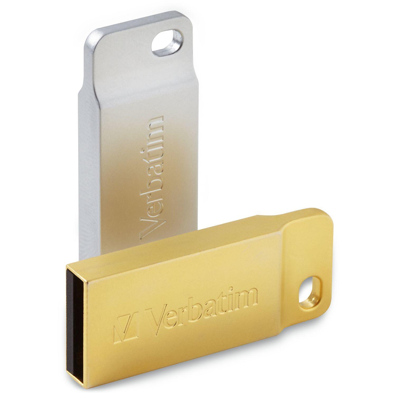 Pen USB VERBATIM Metal Executive 64GB (Sem tampa - USB Type-A - USB 3.2 Gen 1 - Dourado) — miniatura 3