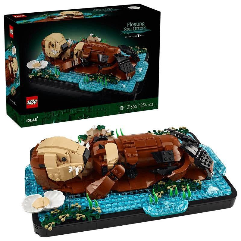 LEGO 21366 Ideas Lontras Marinhas Flutuantes (18+ anos - 1234 peças), miniatura 3