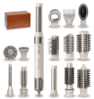Modelador de Cabelo CECOTEC Bamba CeramicCare 14-em-1 AirGlam (Champanhe)
