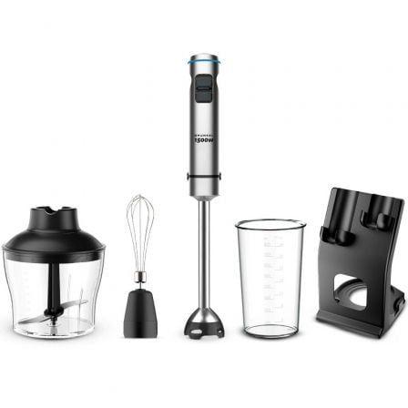 Varinha Mágica GRUNKEL BM-1500SET (1500 W - Altura 48 cm - Preto e Aço Inoxidável)