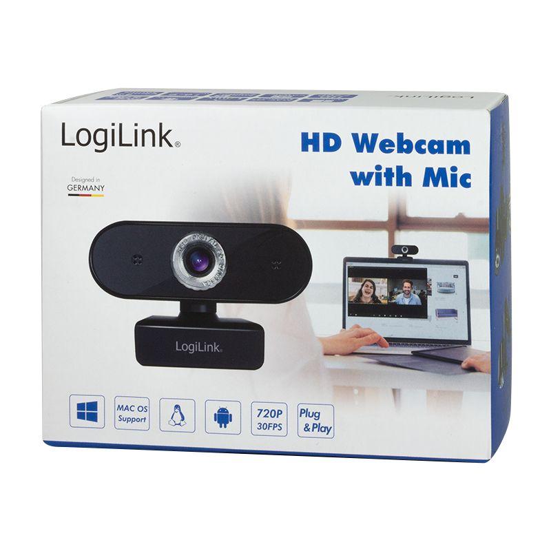 Câmara Web LOGILINK UA0368 (1280 x 720 píxeis - 30 fps - 1280 x 720 pixels - Preto) — miniatura 9