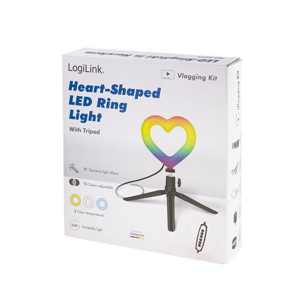 Candeeiro LED Decorativo LOGILINK AA0155 (Plástico - Preto e Branco) — miniatura 6