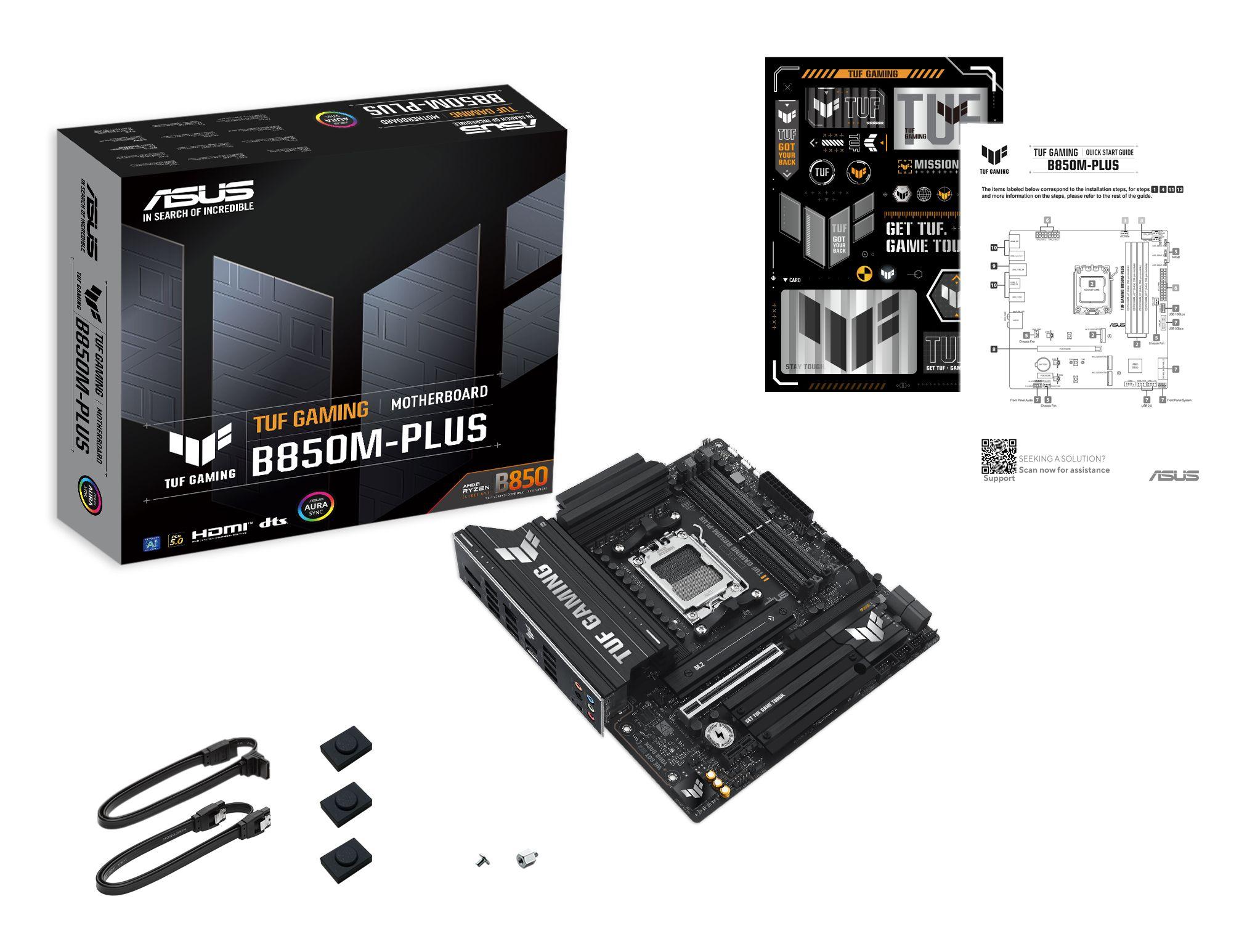 Motherboard ASUS TUF GAMING B850M-PLUS (AM5 - micro ATX - Duplo canal), miniatura 11