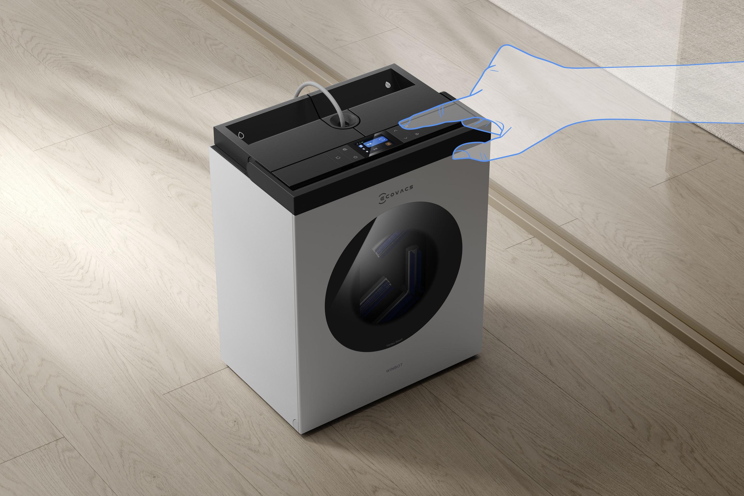 Robot de Limpeza de Vidros ECOVACS WINBOT W3 OMNI (Altura 7,6 cm - Prateado e Branco) — miniatura 41