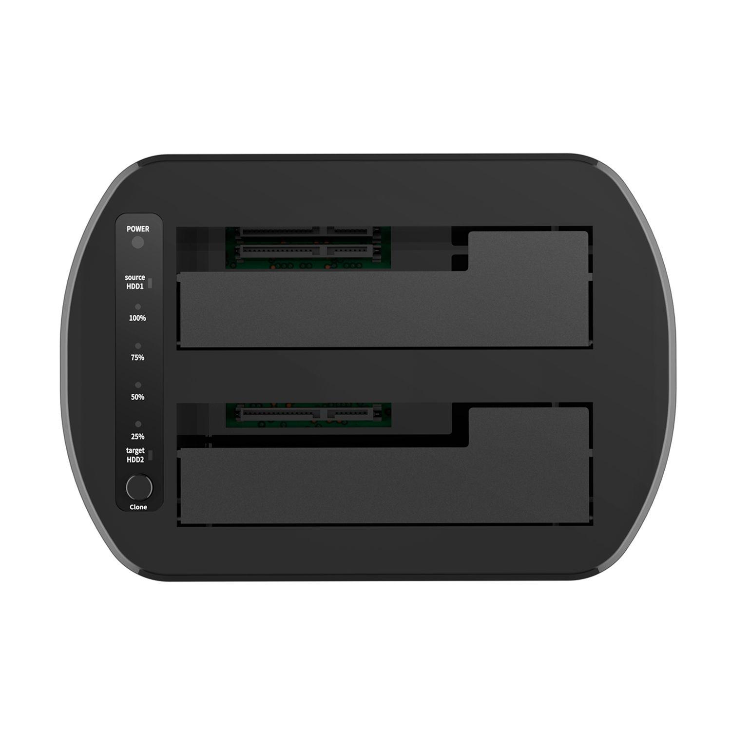 Estação de Docking AISENS ASDS-D03B (2.5,3.5" - 4200RPM / 5400RPM / 7200RPM - Preto) — miniatura 3