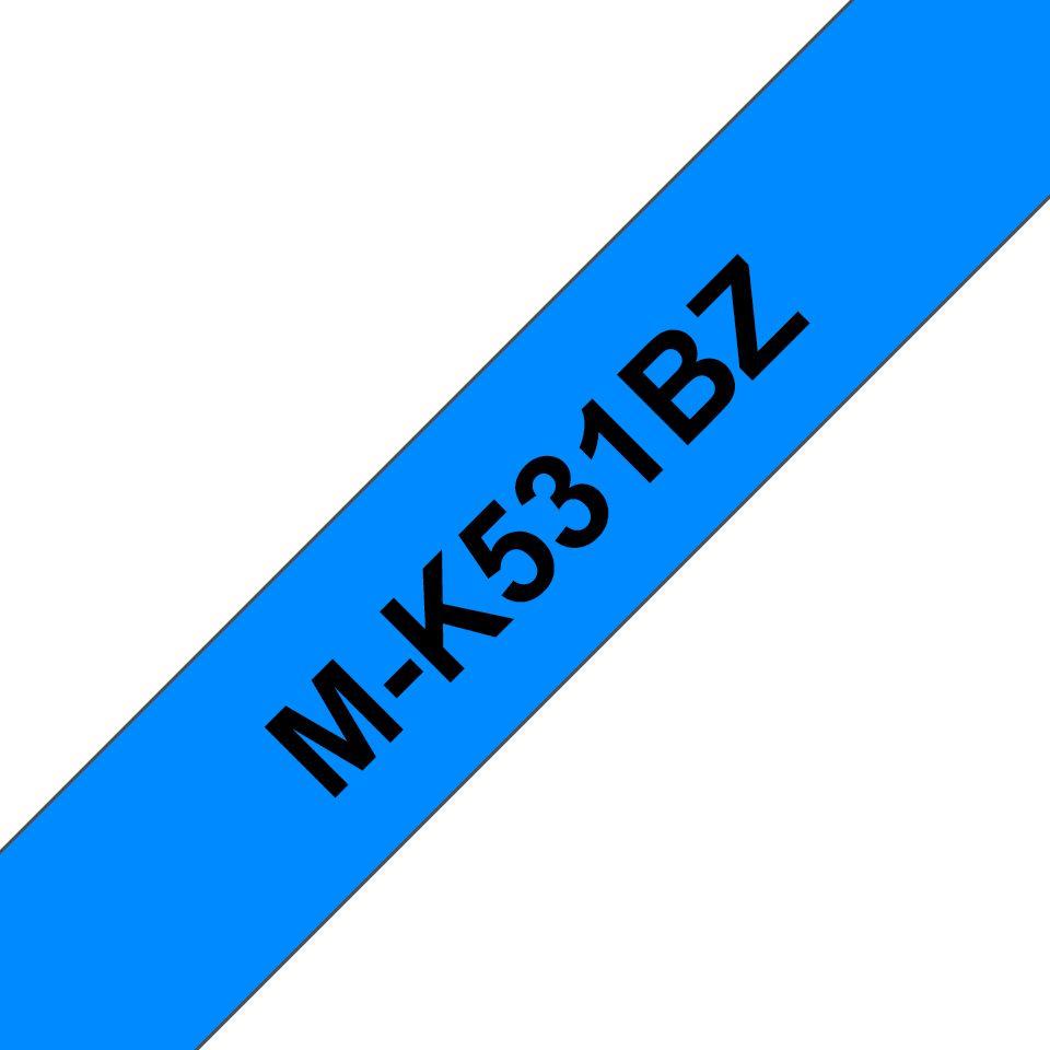 Fita para Rotuladora BROTHER MK531BZ (Azul/Preto)