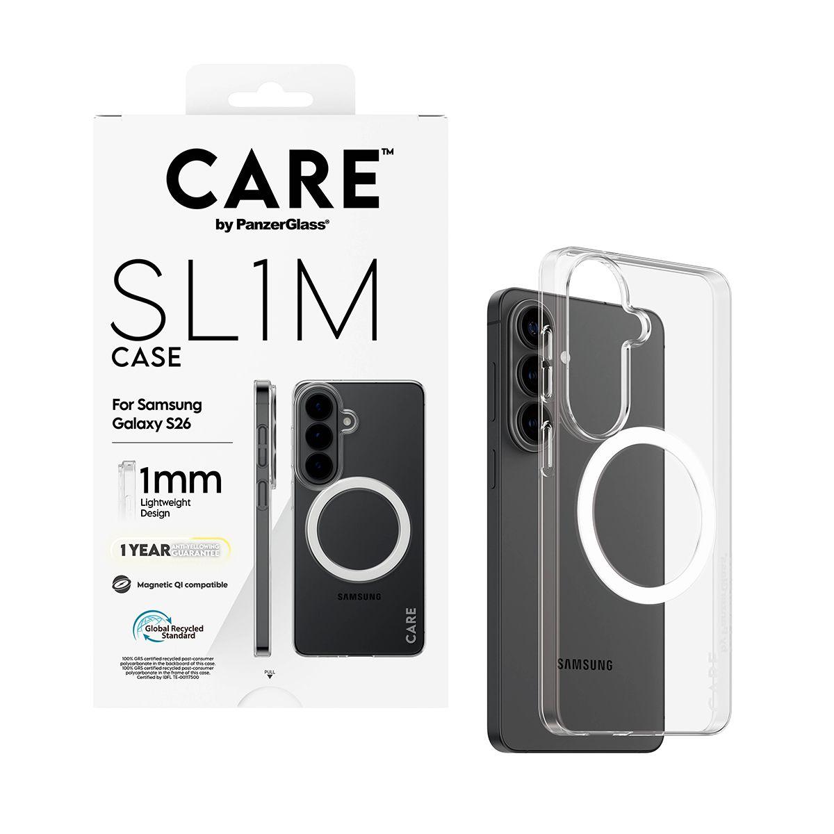 Capa para Telemóvel PANZERGLASS CARE SL1M para Samsung Galaxy S26 (6,3" - Samsung - Plástico - Transparente) — miniatura 5