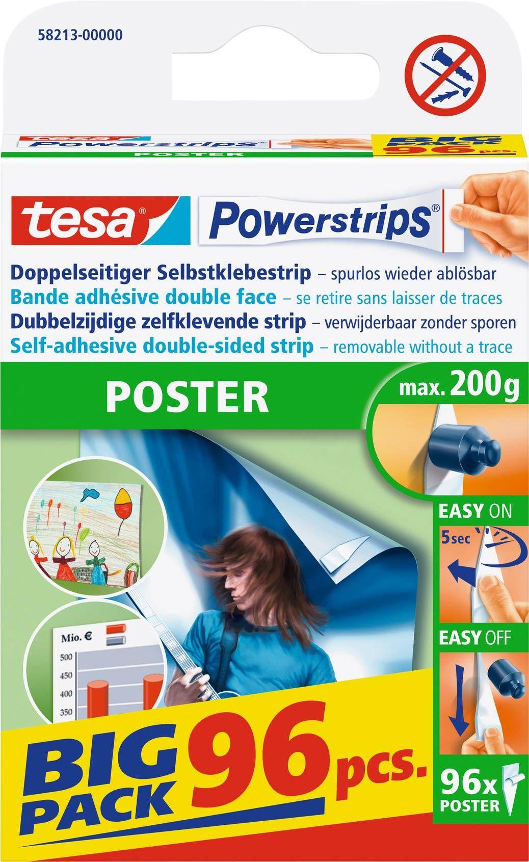 Tiras Adesivas para Posters TESA Powerstrips Poster Big Pack (Branco) — miniatura 2