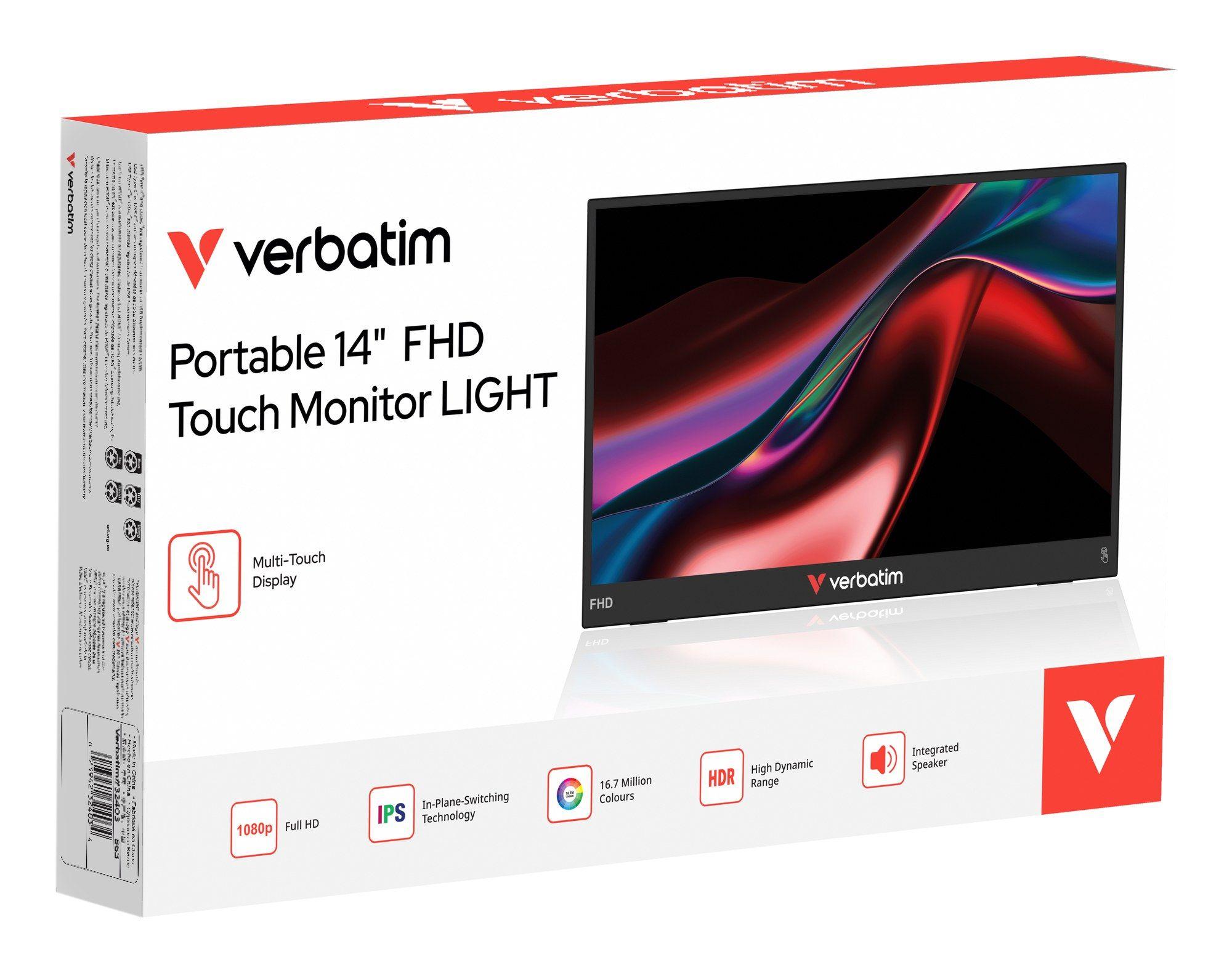 Monitor VERBATIM 32400 (14" - IPS - 60 Hz - Preto) — miniatura 6