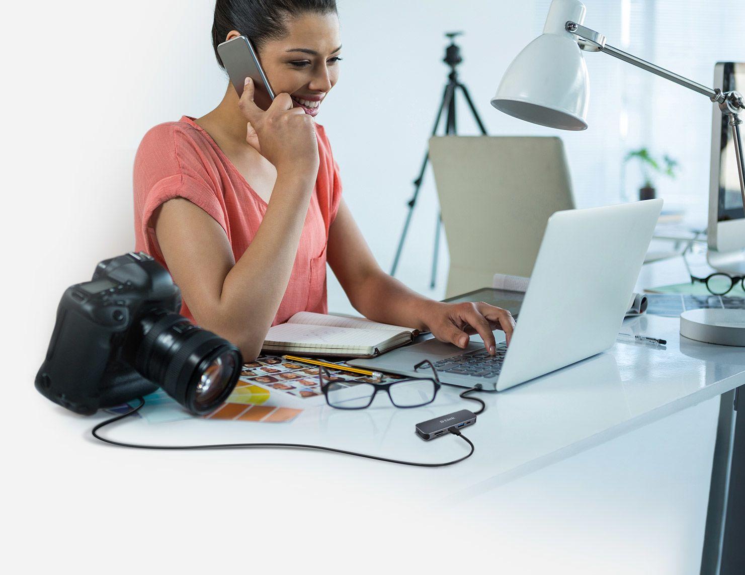 Hub USB-C D-LINK DUB-2325 (Cinzento), miniatura 4