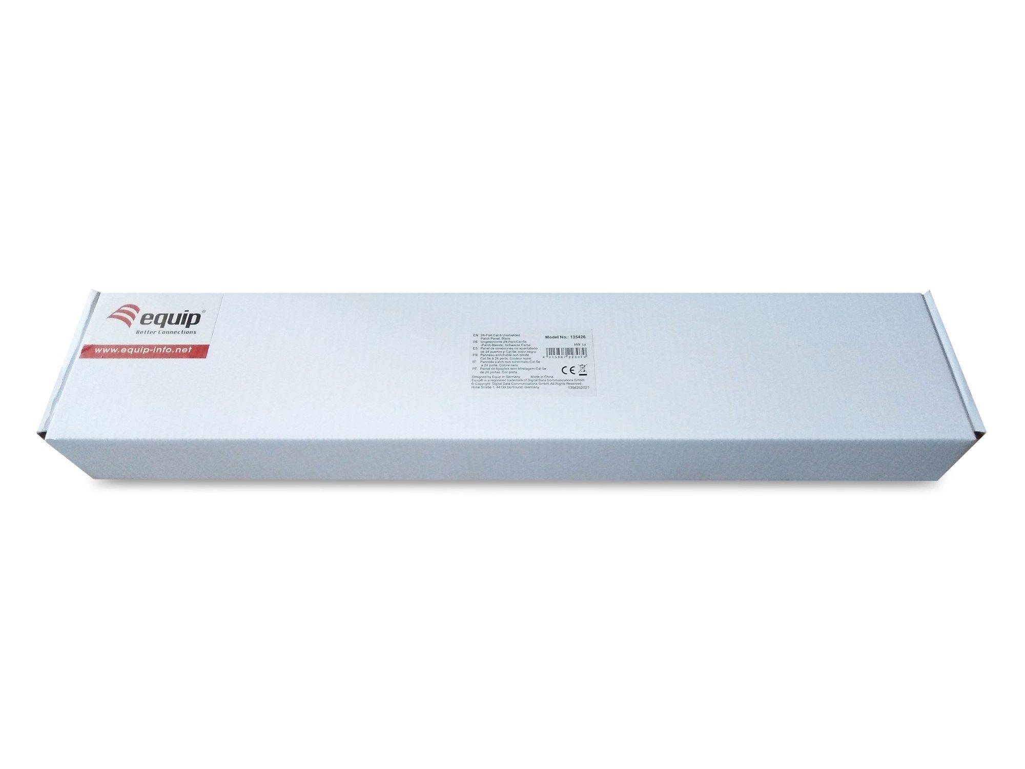 Patch Panel EQUIP 135426 (24 Portas - Cat.6 - 1U - Preto) — miniatura 3