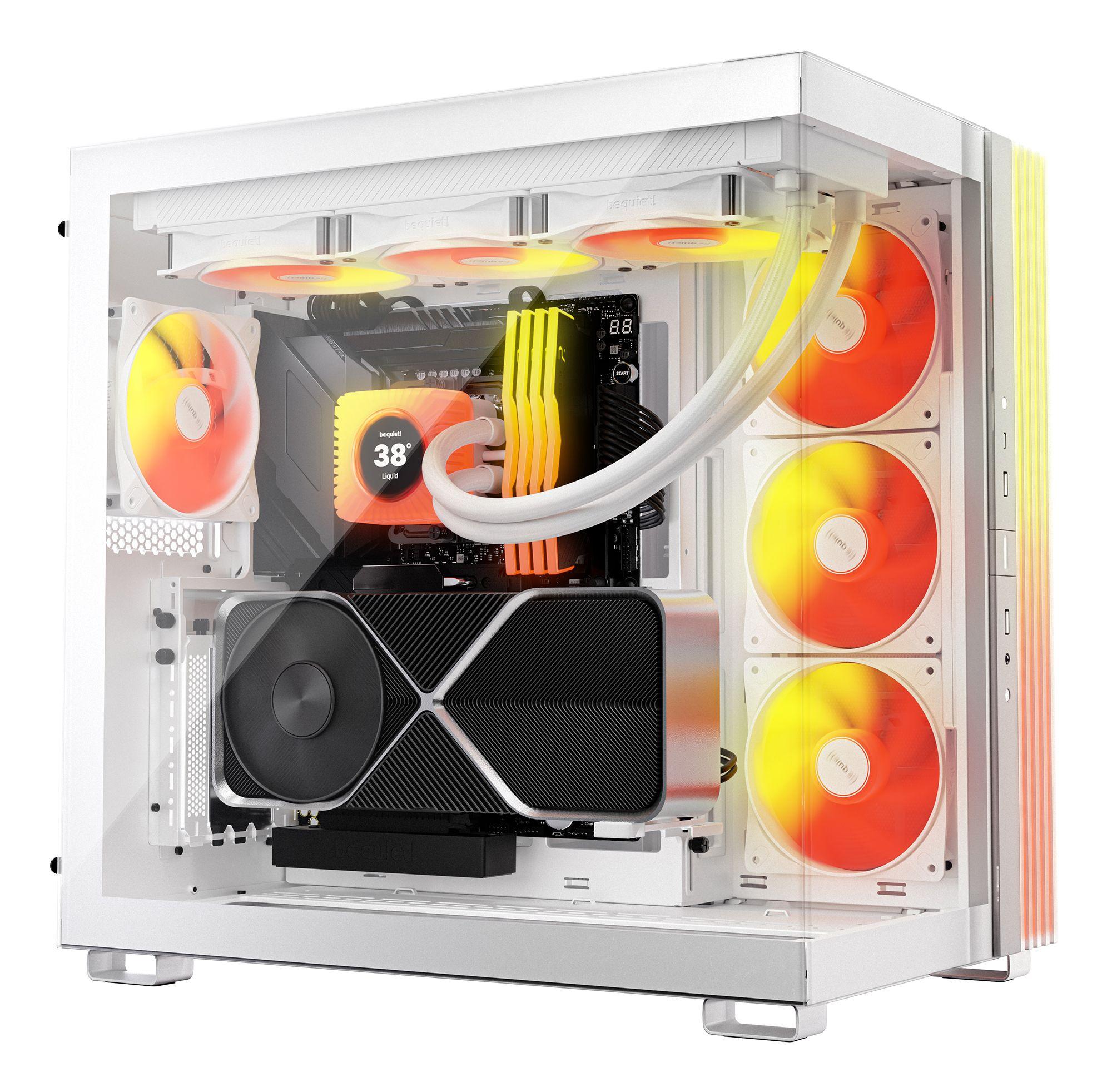 Refrigerador Líquido All-in-One BE QUIET! Light Loop IO LCD 360mm (120 mm - 3 ventoinhas - 2100 RPM - Branco), miniatura 6