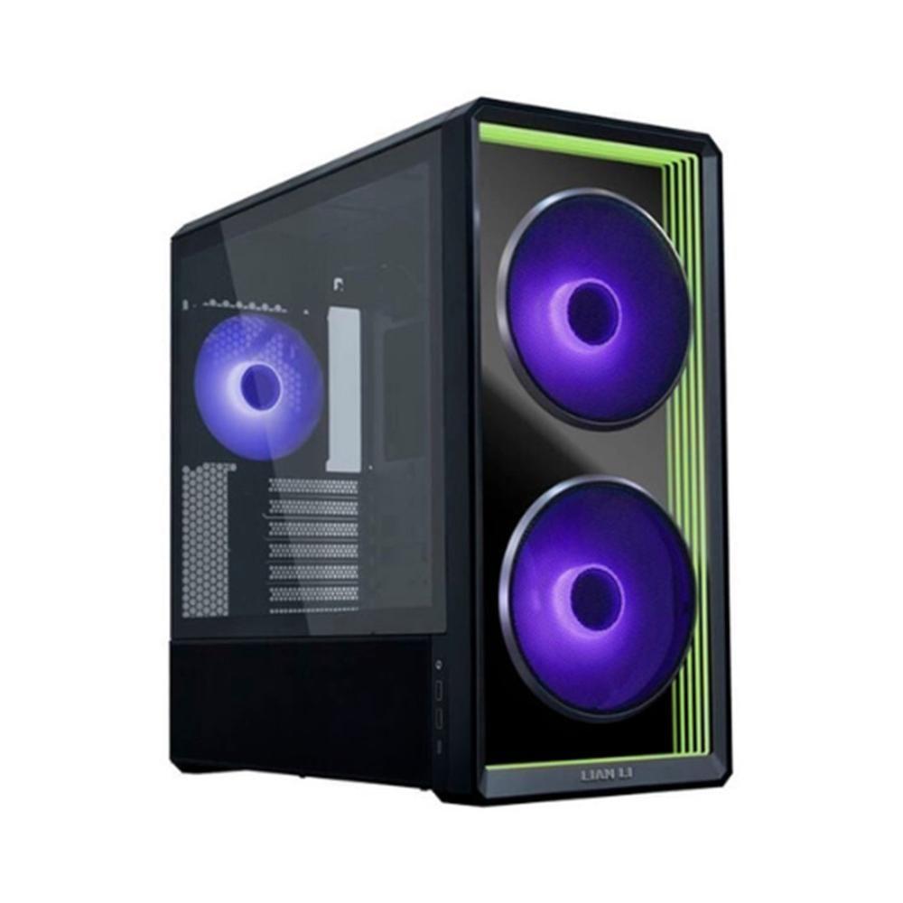Caixa de Computador LIAN LI LANCOOL 217 INF (Mid Tower - Vidro temperado, Aço - ARGB, frontal - Preto)