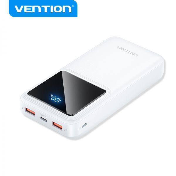 Bateria Externa VENTION FHLW0 (20000mAh - 74Wh - Até 20W - Branco), miniatura 2
