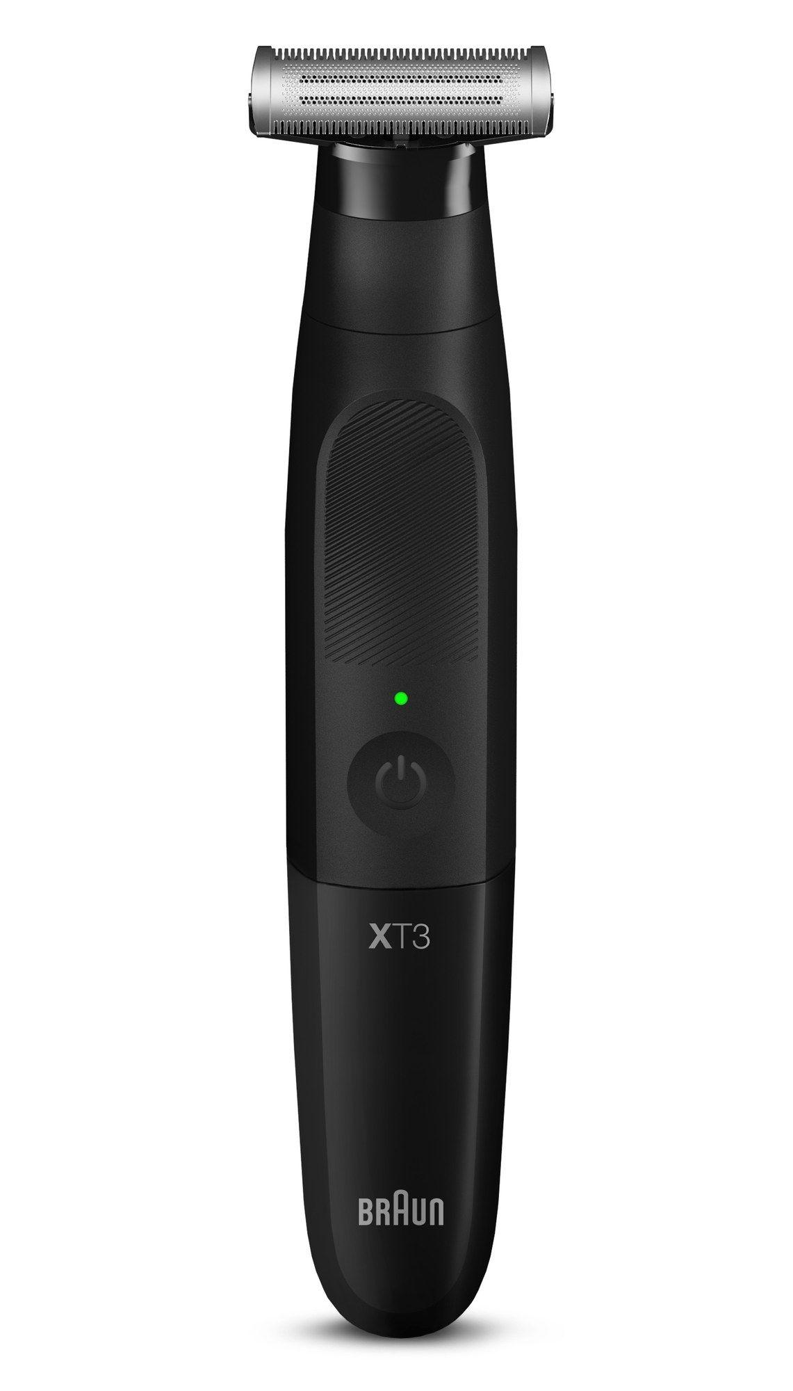 Aparador de Barba e Corpo BRAUN Series XT 3200 (Aço inoxidável - Preto)