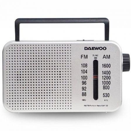 Rádio Portátil DAEWOO DW1122 (Prateado)